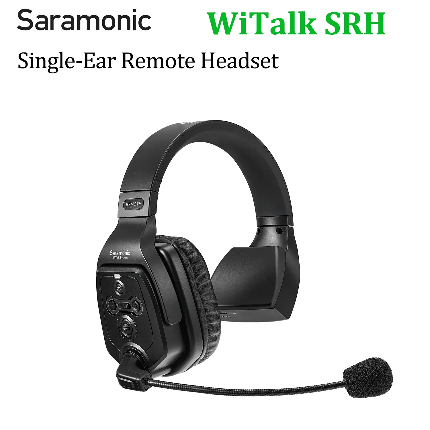 Saramonic WiTalk SRH Single-ear Remote Headset for WiTalk 1.9GHz Full-Duplex Communication Wireless Intercom Headsets Microphone