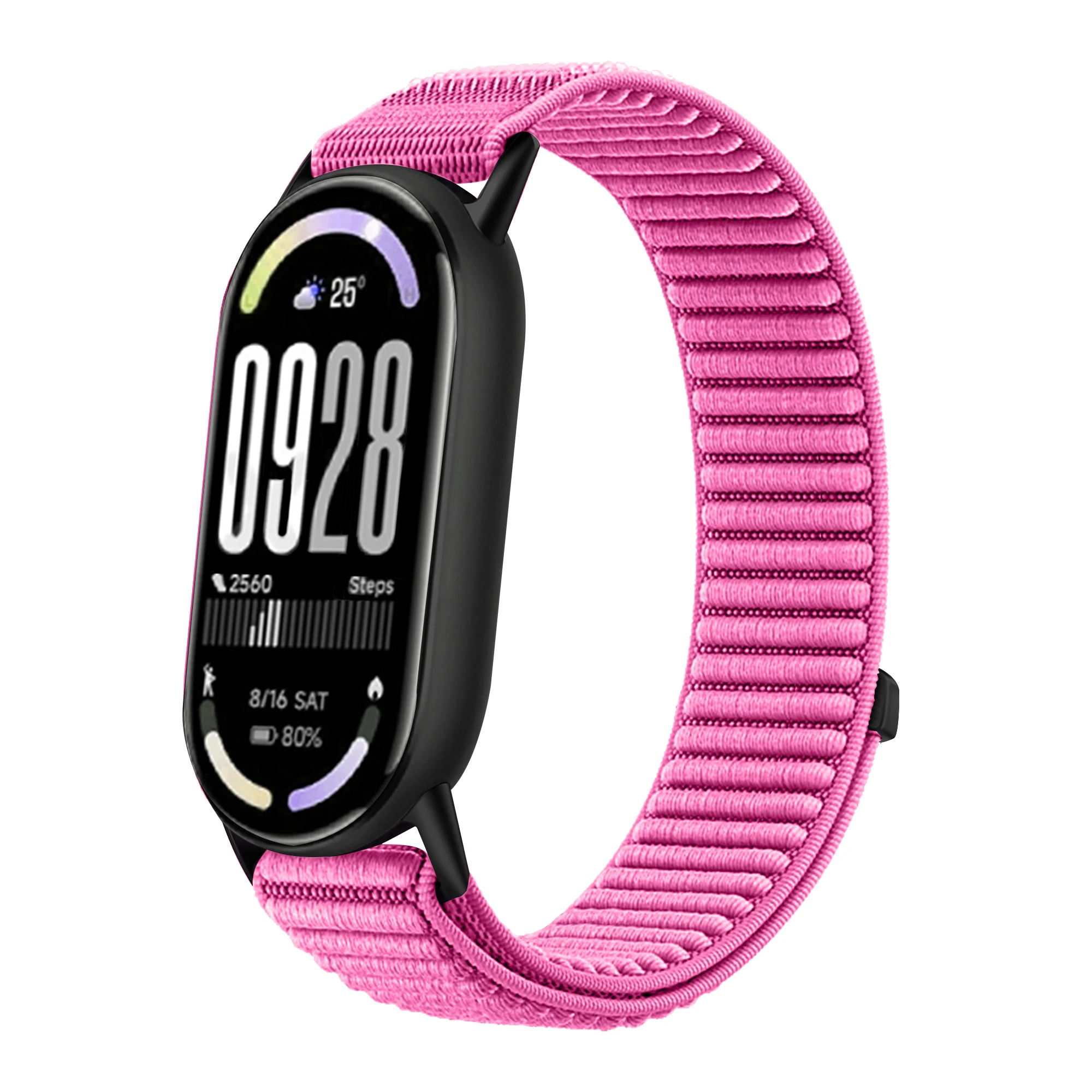 Nylon Geflochtenes Schlaufenarmband für Xiaomi Mi Band 10/9/8 Smartwatch Austauschbares Metallverschluss-Armband für Xiaomi Mi Band 10 – Detail 6