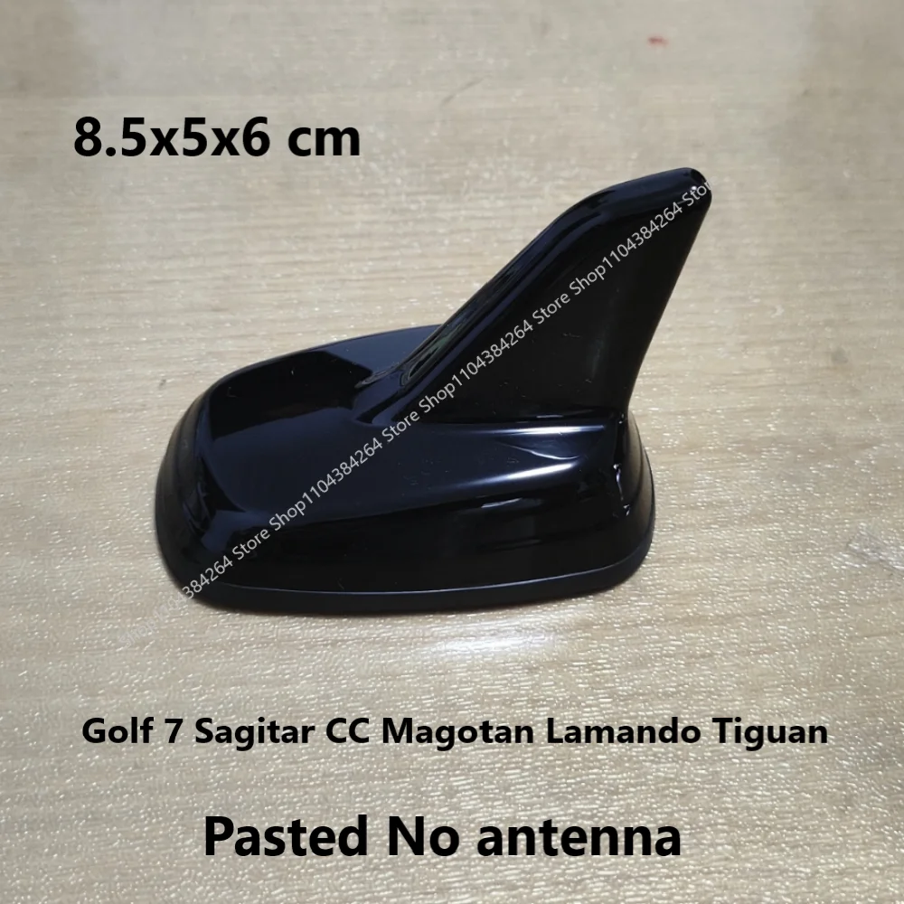 

Black Paste style Roof Decoration Shark Fin No antenna function sticker For VW Golf 7 Sagitar GTI CC MAGOTAN MK7 Lamando TIGUAN