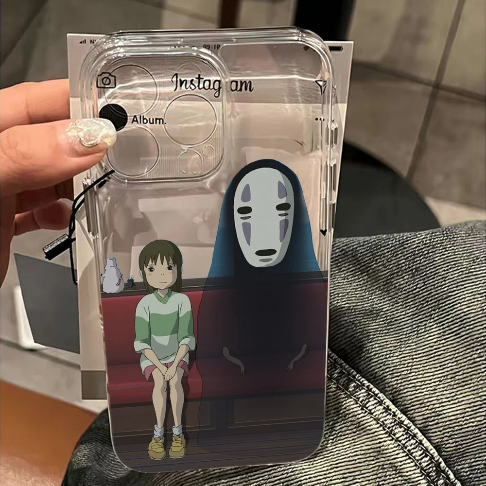 Милый угольный чехол для телефона «Эльфы a-away» для iPhone 17, 16, 16e 15, 14, 13, 12, 11 Pro Max Air Plus, прозрачная задняя крышка