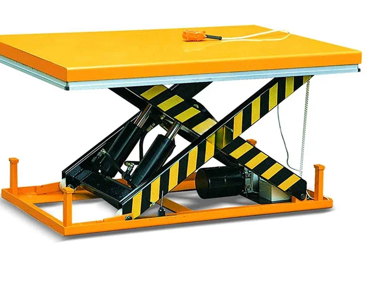 1Electric Powered 220V Electric Scissor Lifting Table Hydraul Scissor Lift Platform