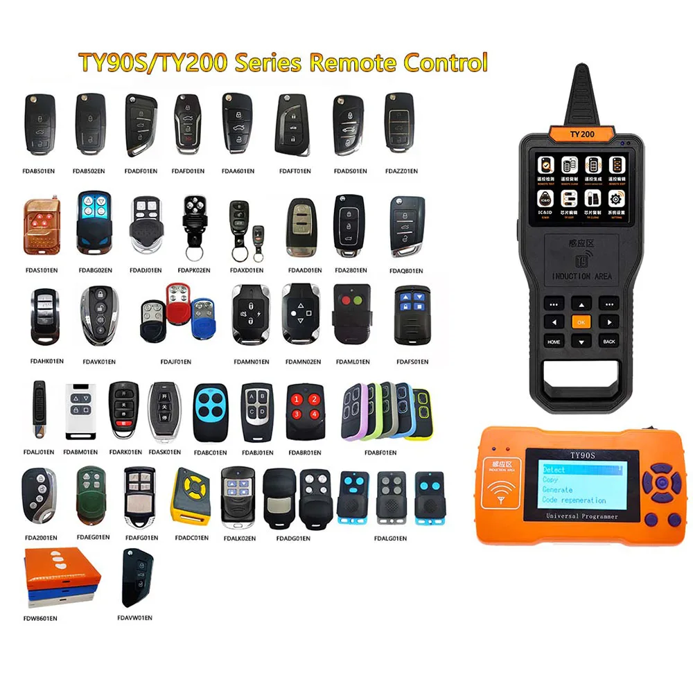 TY200/TY90S/TY77 Series Remote Submachine, Comando Universal Portão De GaragemKey Master，Locksmith Tools, Handheld Launcher