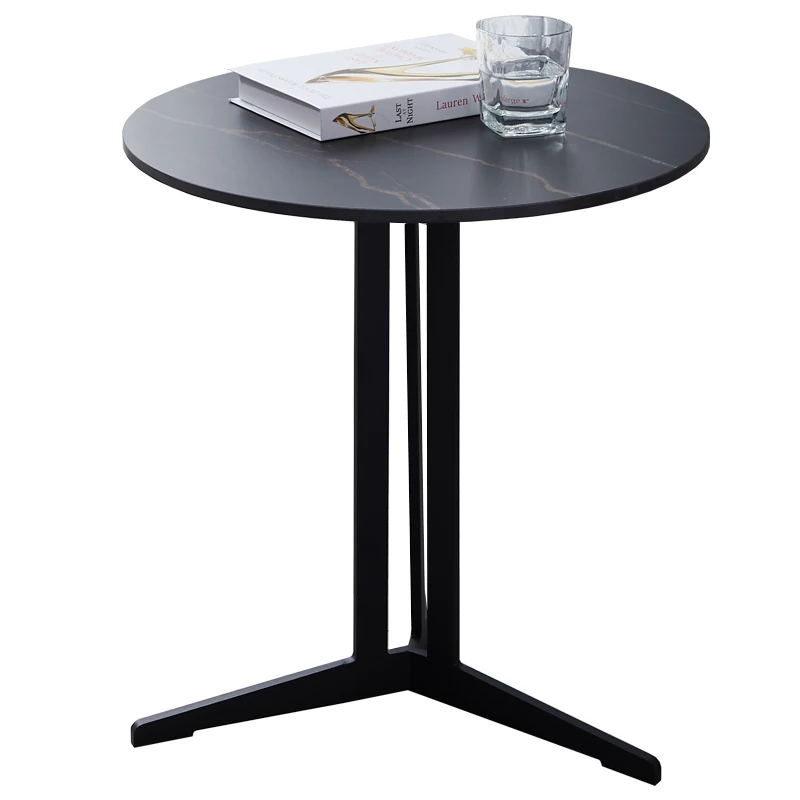 

ZL Modern Stone Plate Marble Side Table Coffee Table Simple and Light Luxury Furniture Side Table