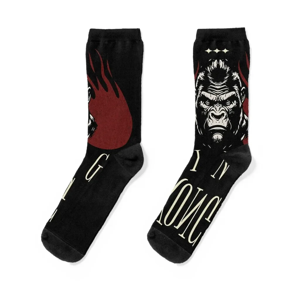 

king kong - legend usa Socks Non-slip Heating sock warm winter Socks Female Men's