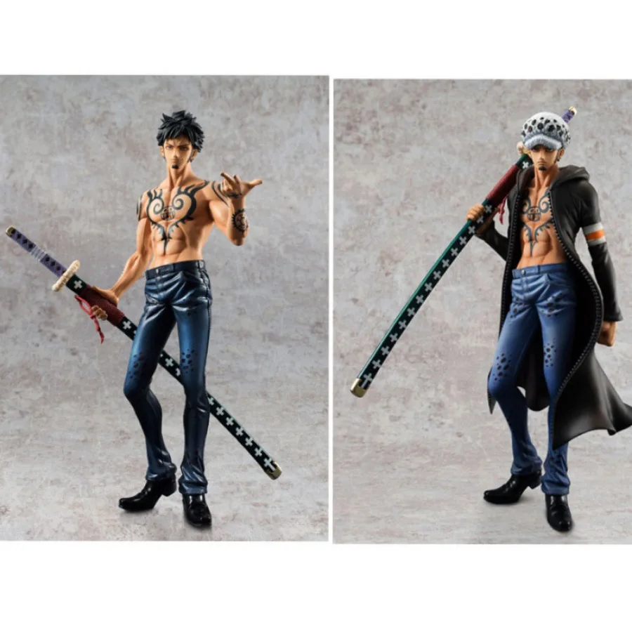 

24CM Anime One Piece Action Figure Trafalgar Law Toy PVC Collection Model Toys Doll Desktop Ornaments Birthday Gifts for Kids