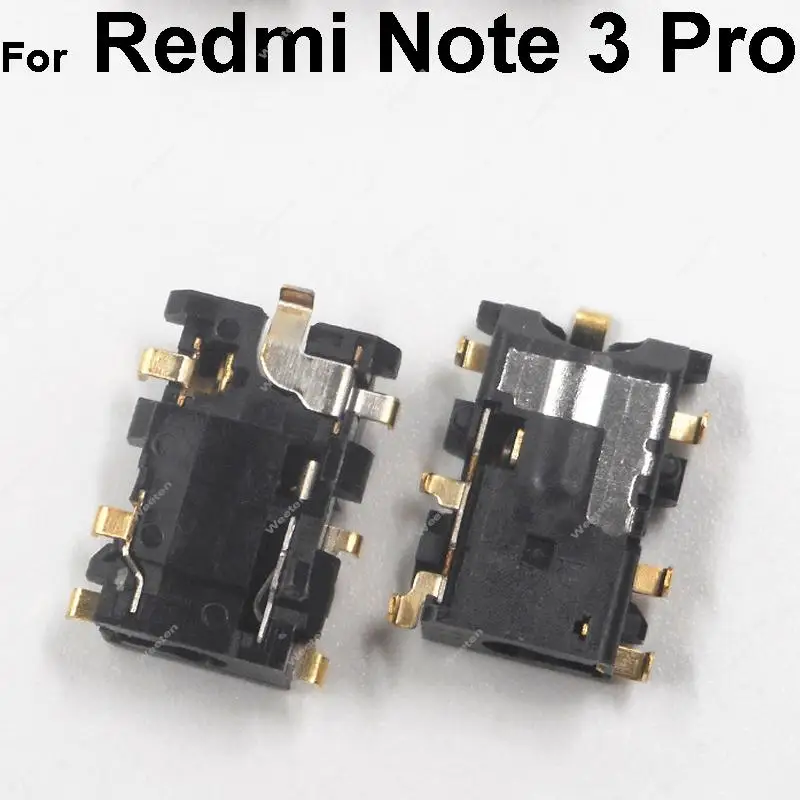 Earphone Jack Connector Flex For Xiaomi Redmi Note 3 4 4X 5 5A 6 7 8 9 Pro 4G Headphone Audio Jack Port Dock Replacement Parts