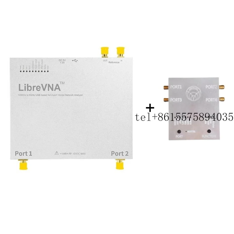 

Новый векторный анализатор цепей LibreVNA 2026 года (100 кГц~6 ГГц) с 2 портами, USB-подключением и комплектом электронной калибровки LibreCAL