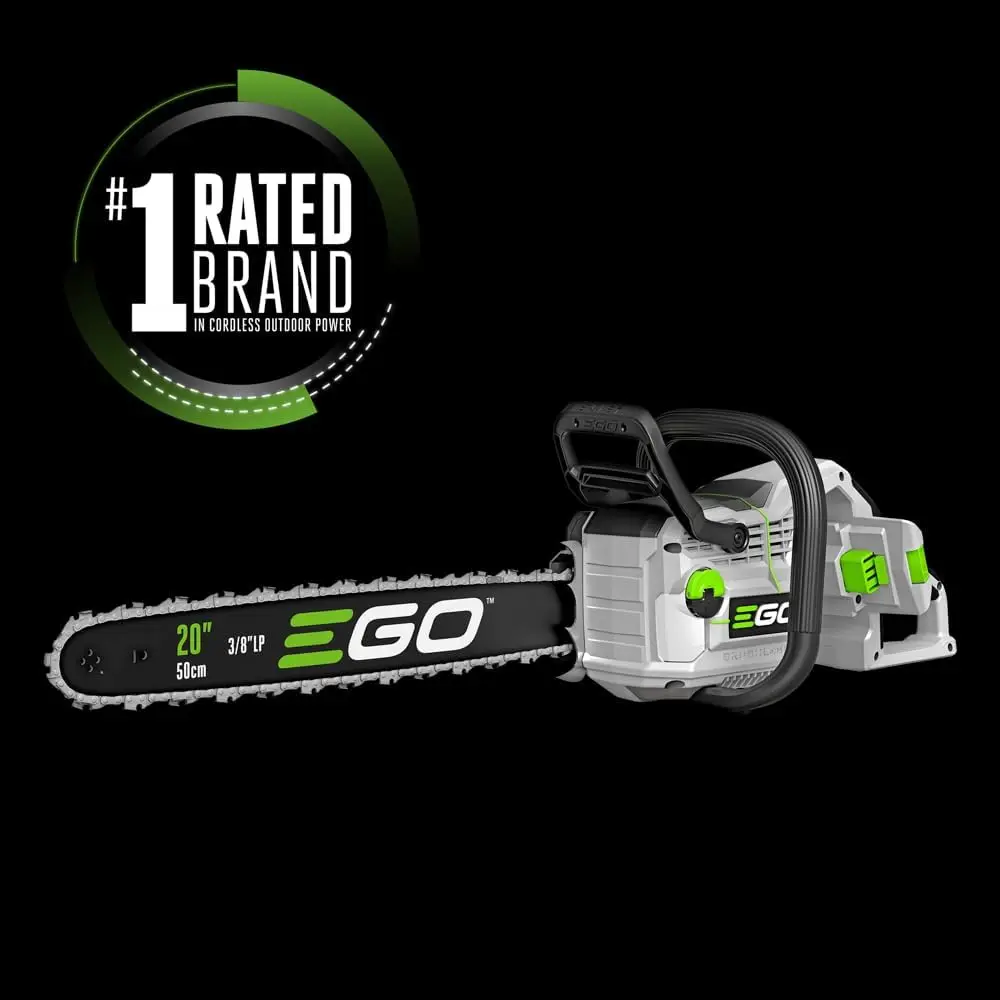 CS2000 Motosserra sem fio de íon de lítio de 20 polegadas e 56 volts com display digital e luz de trabalho LED, bateria e carregador não incluídos