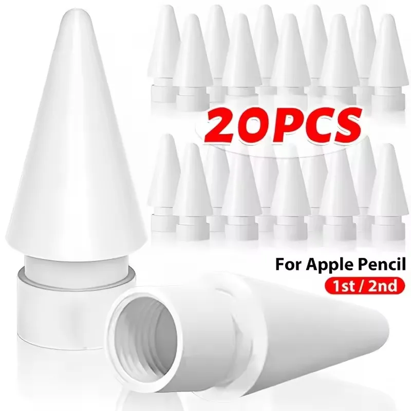 Replacement Pencil Tip for Apple Pencil 1st 2nd Generation for IPencil Smooth Spare Nibs for IPad Pro Pencil 1/2 Stylus Fine Nib