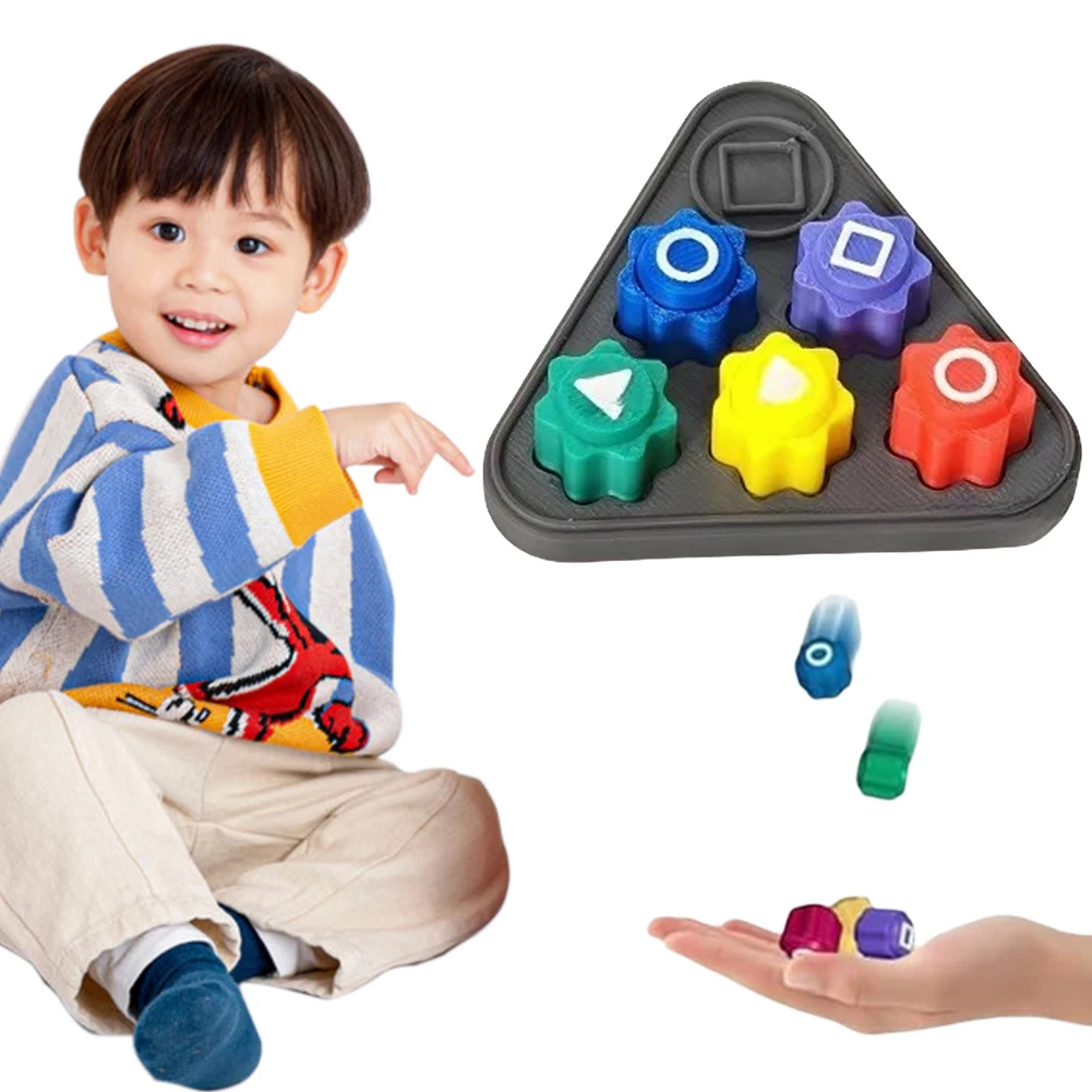 

Traditional Play Game 3D Printed Gonggi Jack Stone Pebbles Set Fun Stone Catching Game Gifts for Fans
