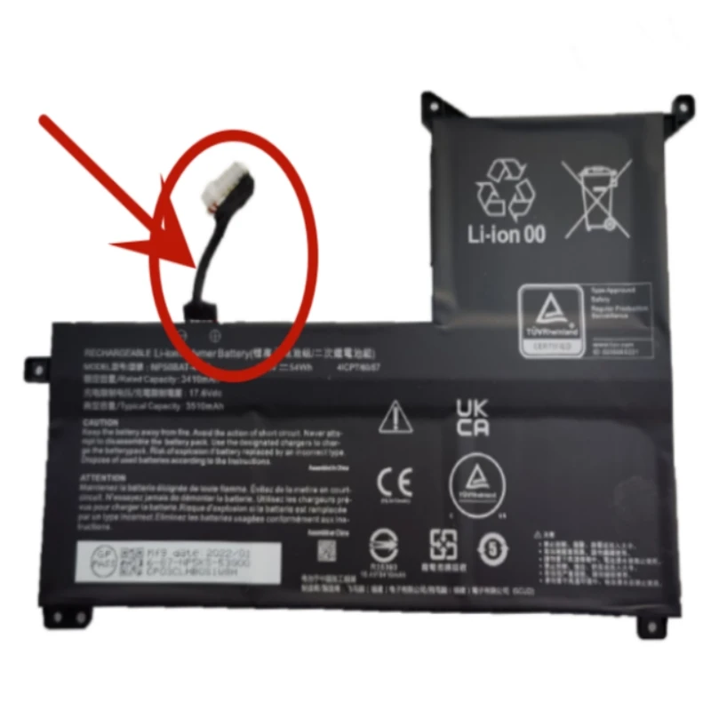 Imagem -03 - Rozfaro-bateria do Portátil Np50bat454 687-npsks-53g00 para Toshiba Np70 Jiangxin X17 At22 Jiangxin X15 Xs22 Xs2023 Hasee T8-da7np i7