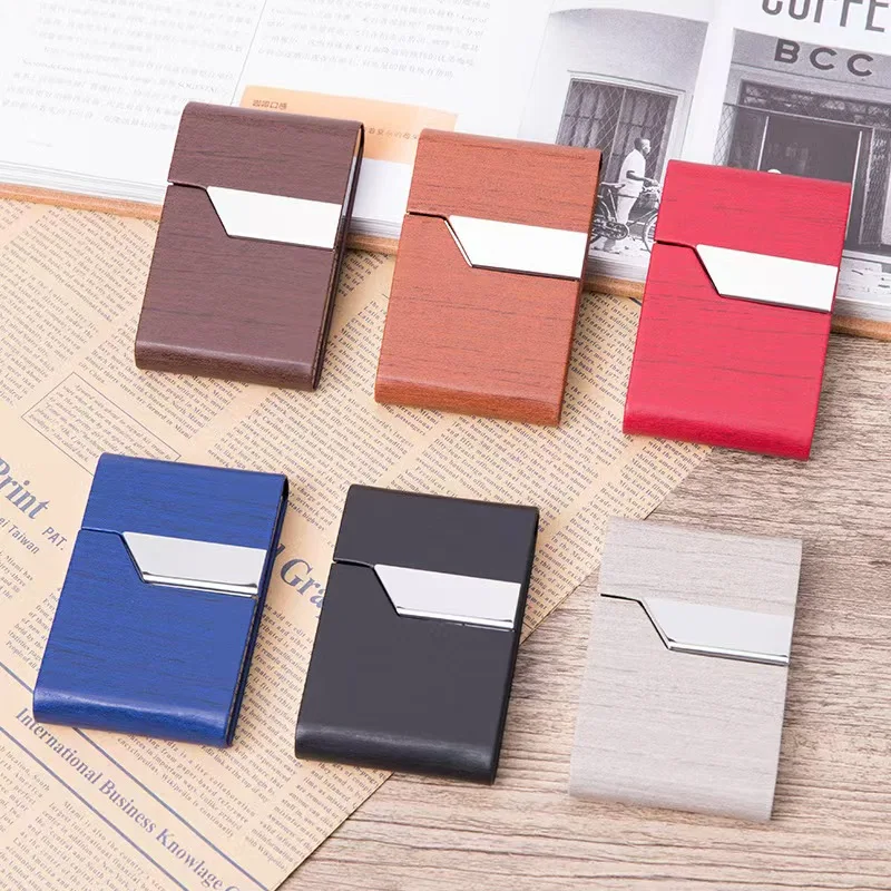 7 Slot Stainless Steel Cigarette Case with Leather Wrap I Card Holder & Moisture-Proof I Shockproof Metal Box for King Size view 5