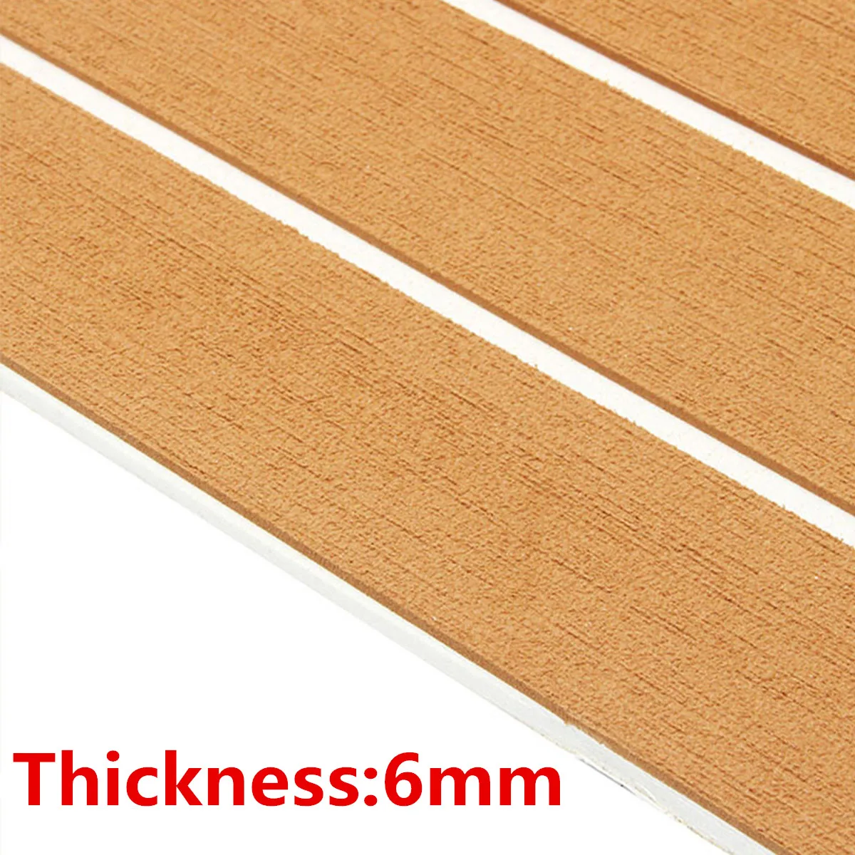 Marine Flooring Faux Teak Self-Adhesive EVA Foam Boat Decking Sheet Floor Mat Carpet 2400X600x6mm/2400x450x6mm/2400x57x6mm