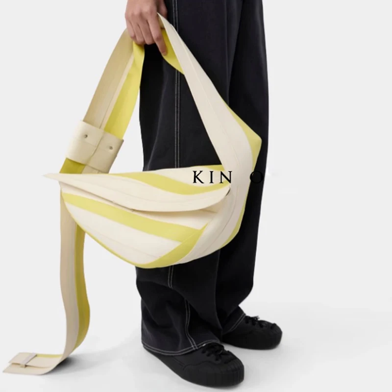 Contrast Color Wide Shoulder Strap Women Bag Fashion Large Capacity Handbag Geometric Underarm Bag Single Shoulder Bag