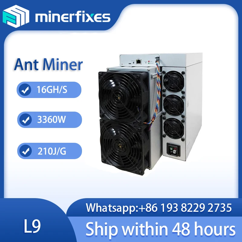 Bitmain Antminer L9 16Gh 17,6Gh 3260W LTC Miner Dogecoin Mining Maschine Asic Crypto Hardware