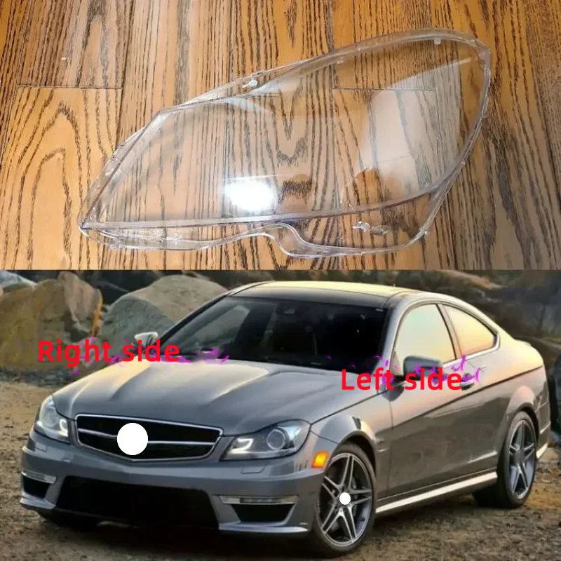 

Для Benz C-Class W204 2011 2012 2013 2014, автомобильная фара, чехол для фары, сменный абажур, линза для фар, стекло