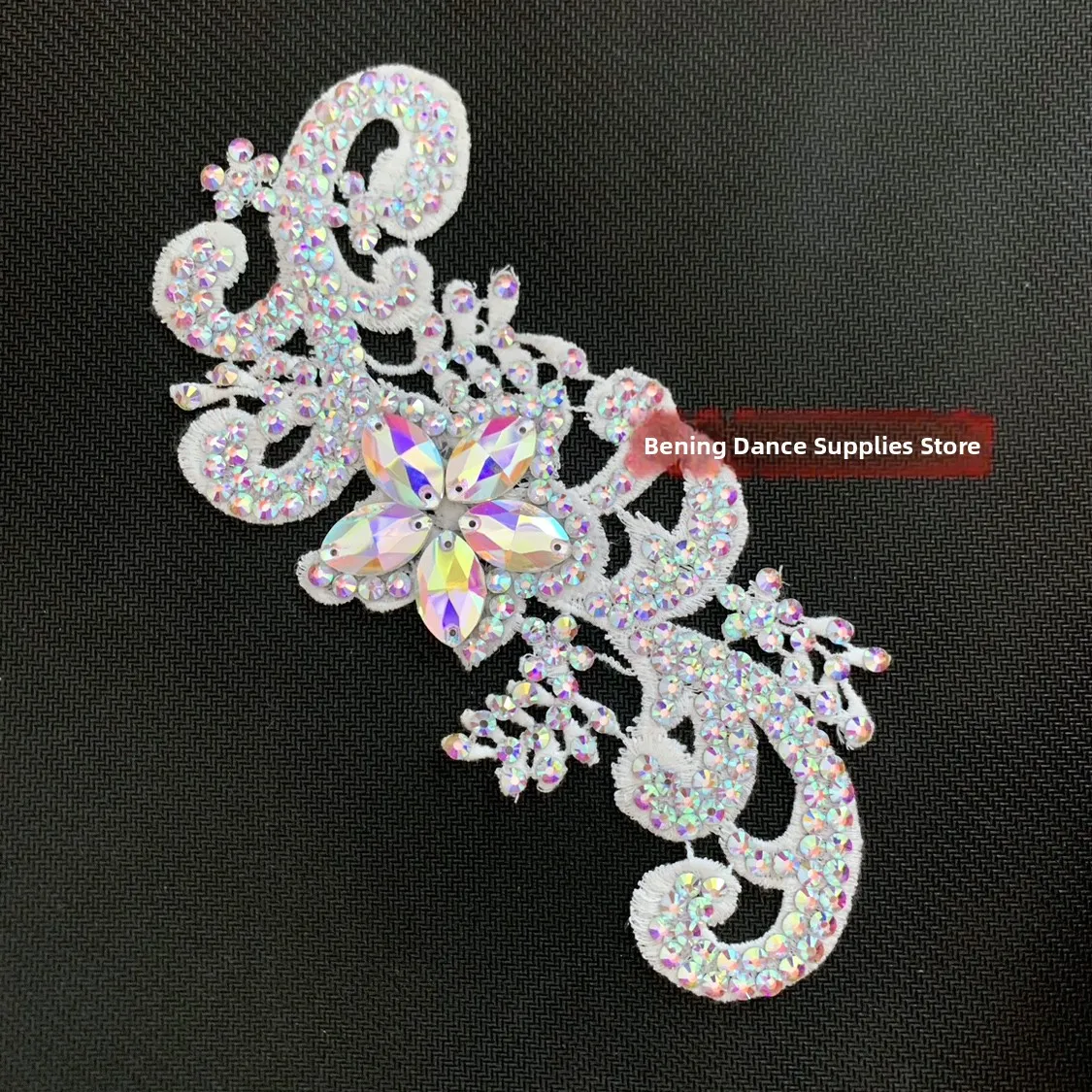 Bening Dance Supplies Store Latin Dance Performance Headwear Adult Simulated Austrian Diamond Cetition Hair Flower Modern ...