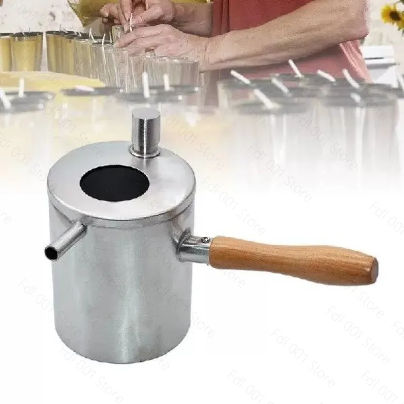 Portable Double-layer Stainless Steel Candle Pot Quick Wax Melting and Anti Scalding Honey Boiling and Beekeeping Tool