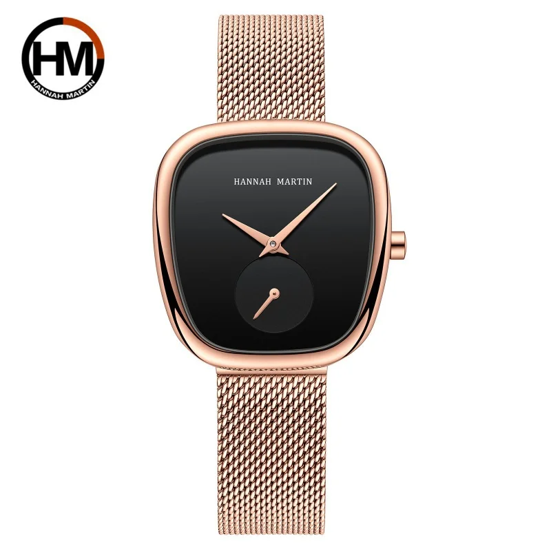 New Women's Watch European and American Elegant Women's Watch Stainless Steel Strap Women's Waterproof Business Watch Factory