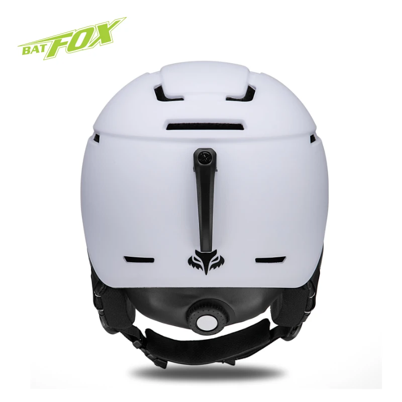 BATFOX-casco de esquí de invierno, accesorios para deportes de Snowboard al aire libre, equipo de protección para la cabeza, gorro cálido para deportes al aire libre