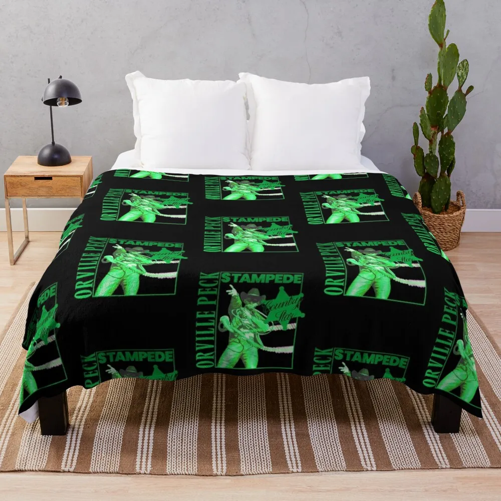 Orville Peck Stampede Cowboy Merch Throw Blanket Nap Furrys Blankets