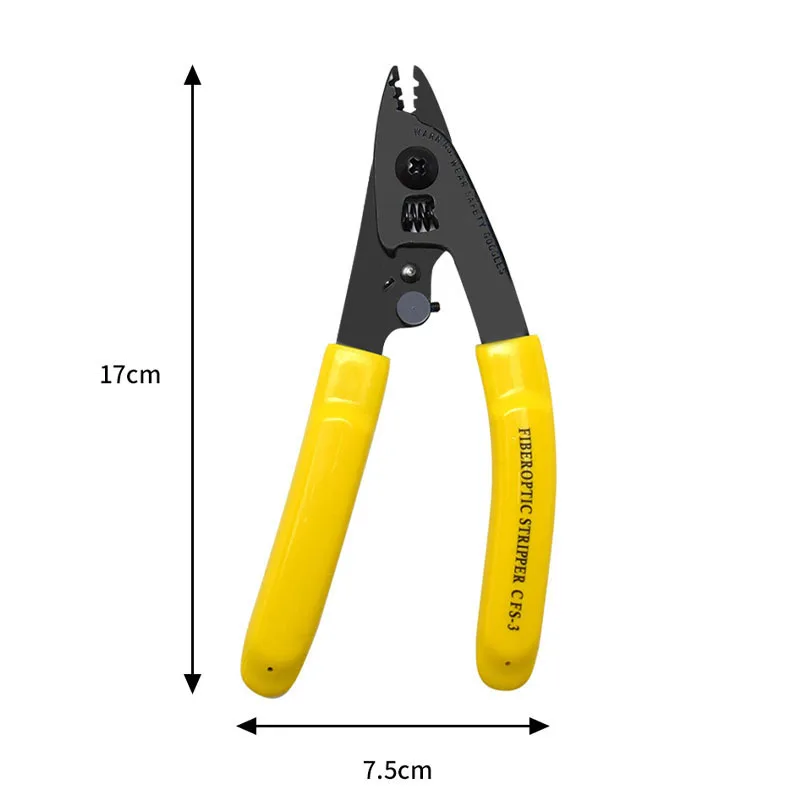 CFS2/3 3-Port Fiber Optic Stripping Pliers Stripping Pliers for FTTH Tools Fiber Optic Stripping Pliers Tool image 6