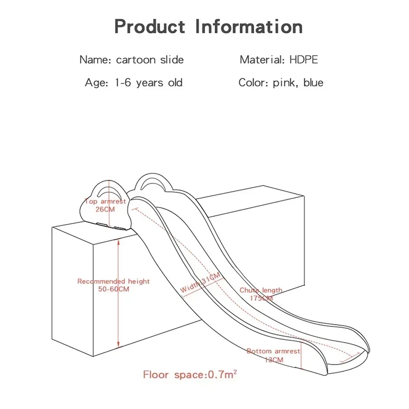 150cm extérieur maternelle toboggan enfants aire de jeux jeu de sport bébé toboggan enfants intérieur maison sécurité canapé-lit toboggan jouets cadeau