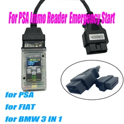 For PSA Immo Reader Emergency Start Bypass 3 in 1 All Key Lost Read PIN Code Force Ignition for PSA for FIAT for BMW PINCODE R/W