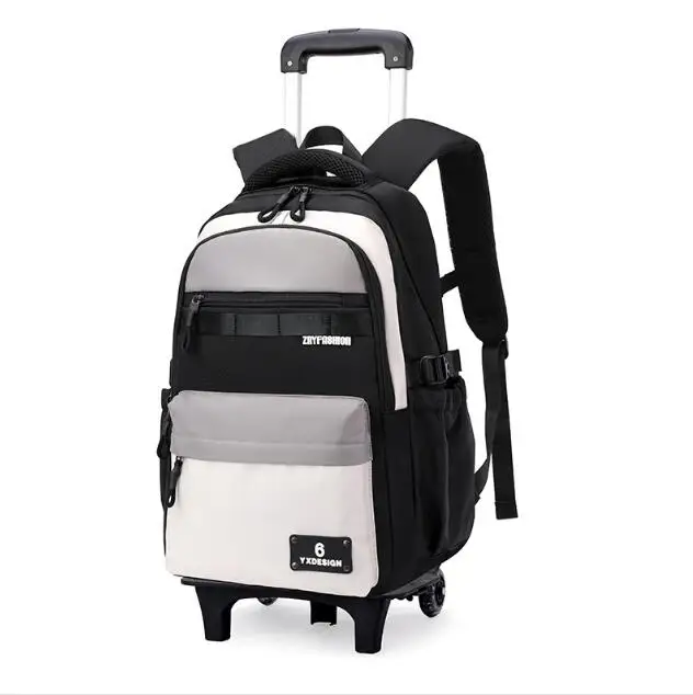 School Rolling Backpack Bag Primary School wheeled backpack Bag Kids School Trolley Bags Carry on luggage Bag On wheels for boy