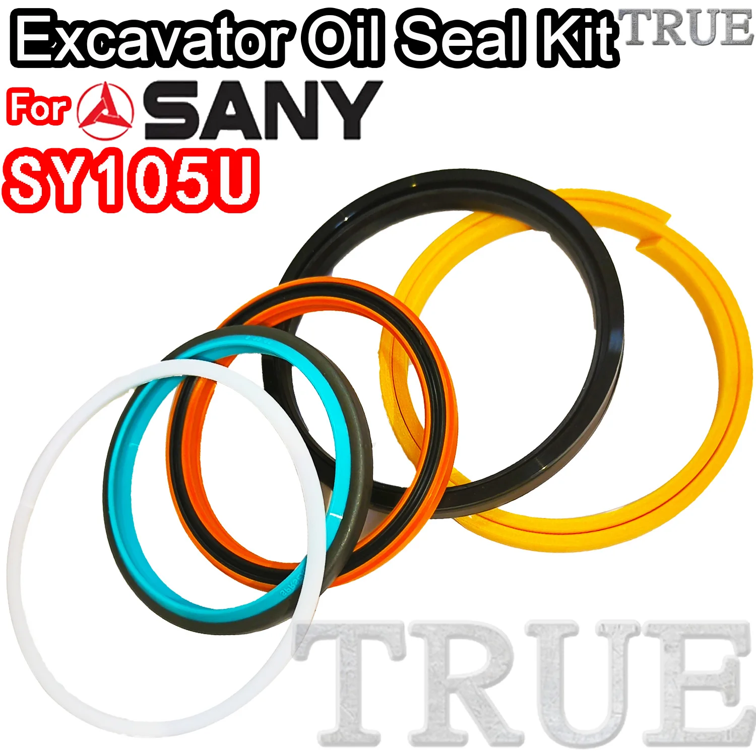 

For SY105U Sany Oil Seal Excavator Repair Kit Bushing FKM High Quality Control Pilot Valve Blade TRAVEL Joystick Engine O-ring