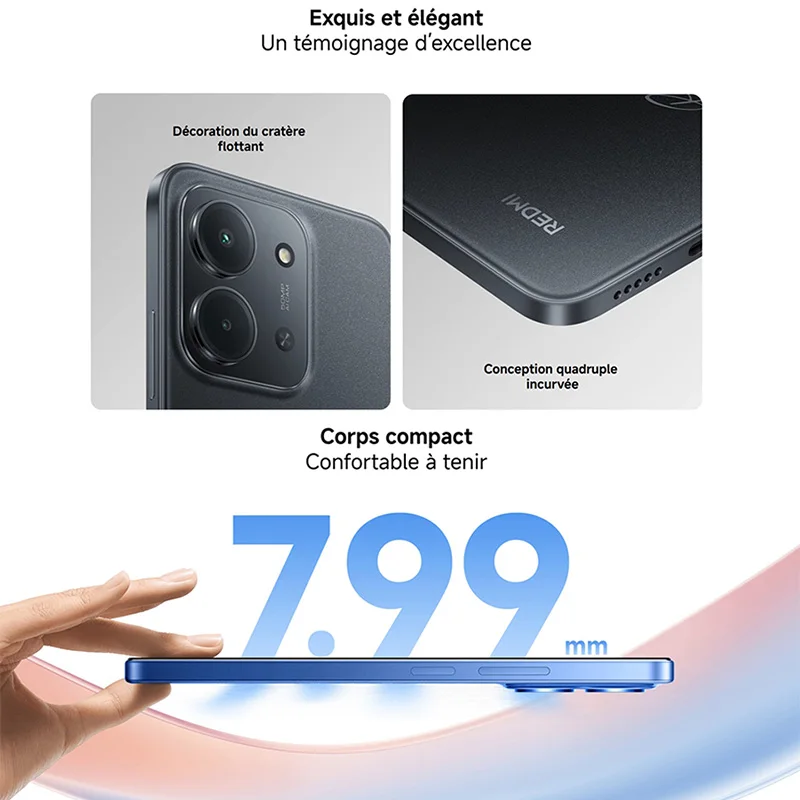 هاتف Xiaomi Redmi 15C، هاتف ذكي، شاشة 6.9 بوصة، 120 هرتز، MediaTek Helio G81-Ultra، بطارية 6000 مللي أمبير، كاميرا 50 ميجابكسل، IP64