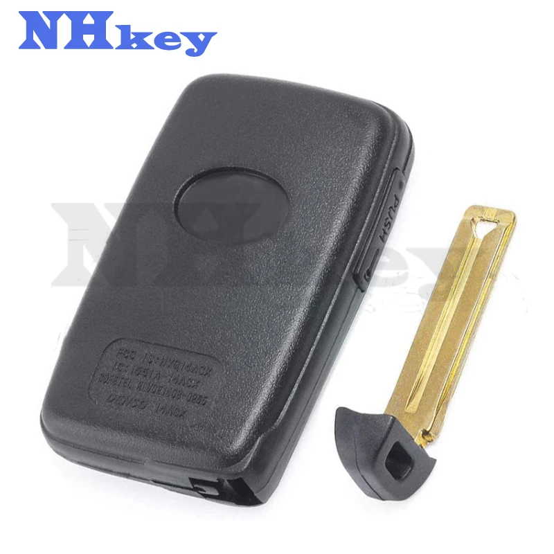 NHKEY  B75EA B74EA 2 Buttons 433MHz FSK F433 Board ID74-WD04 Smart Key For Toyota Corolla IQ Prius 89904-0F010 89904-47190