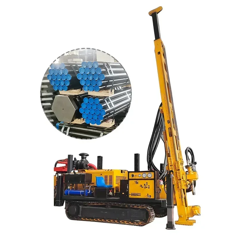 Full Hydraulic Rope Drill Rig Borehole Drilling Machine Core Drilling Rig  For Water Well Machine