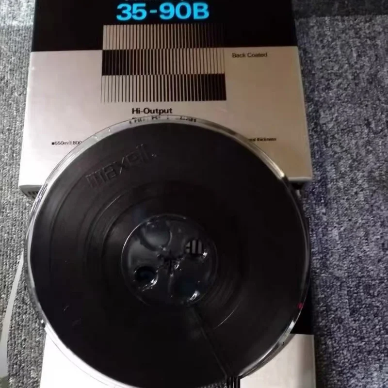used-maxell-xli35-90-7-inch-open-reel-tape-550m-reel-to-reel-recording-tape-clean-tape-base