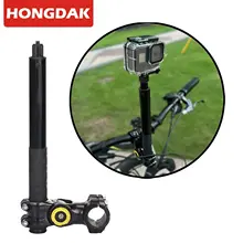 Suporte para guidão de motocicleta, ajuste invisível, bastão de selfie, monopé de bicicleta para gopro dji insta360 one r, acessório de câmera