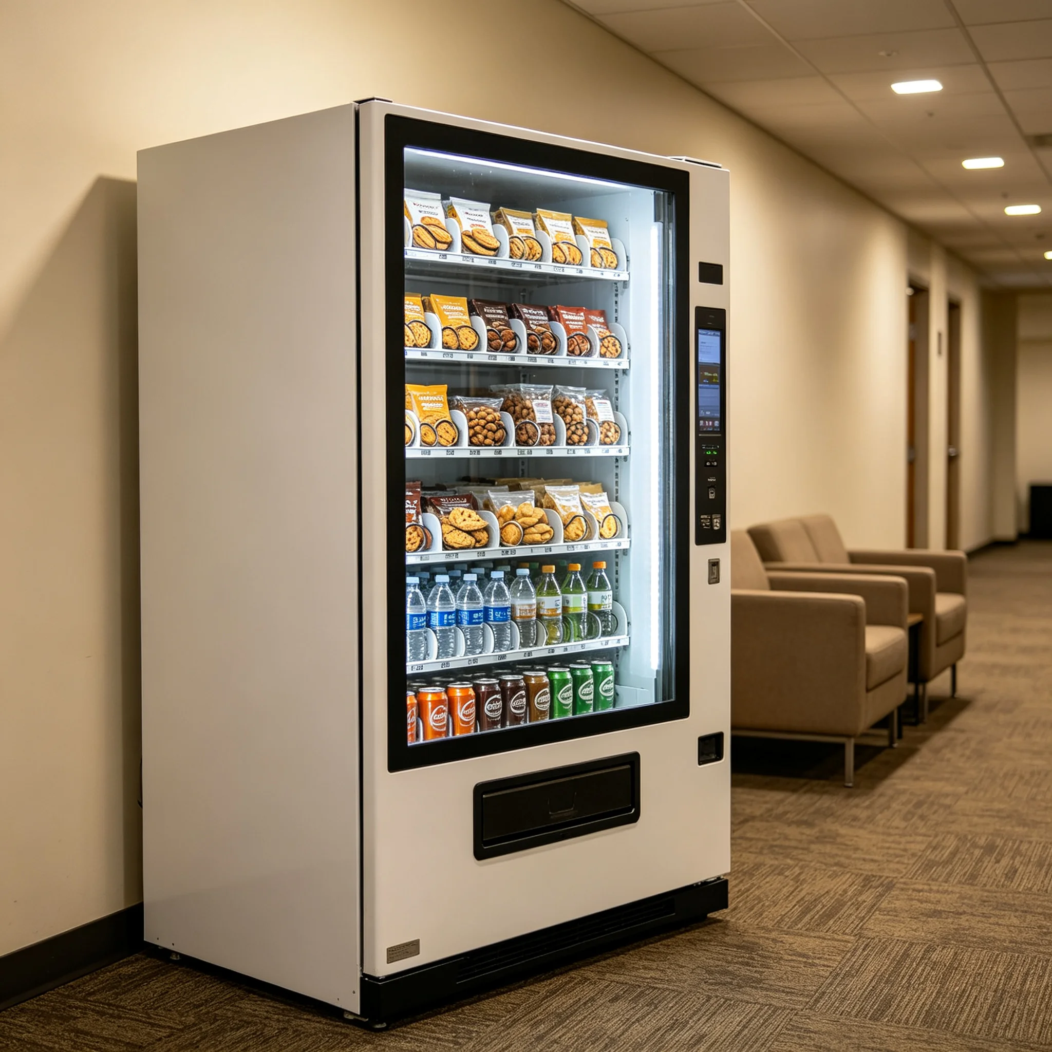 Cup Drink Vending Machine For Fitness Sports Venue Vending Machine Delivers Ready To Drink Cup Beverage Materials