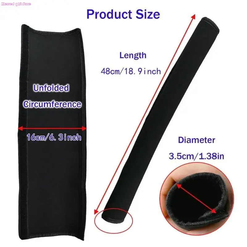 D0JC Strollers Handle Protectors Not Slip Durable Quick Install Baby Pram Handle Case
