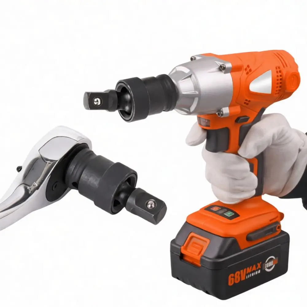 360 Degree Rotating Universal Joint Adapter For Electric Wrench Impact Socket Air Tool Heavy Duty Swivel Connector