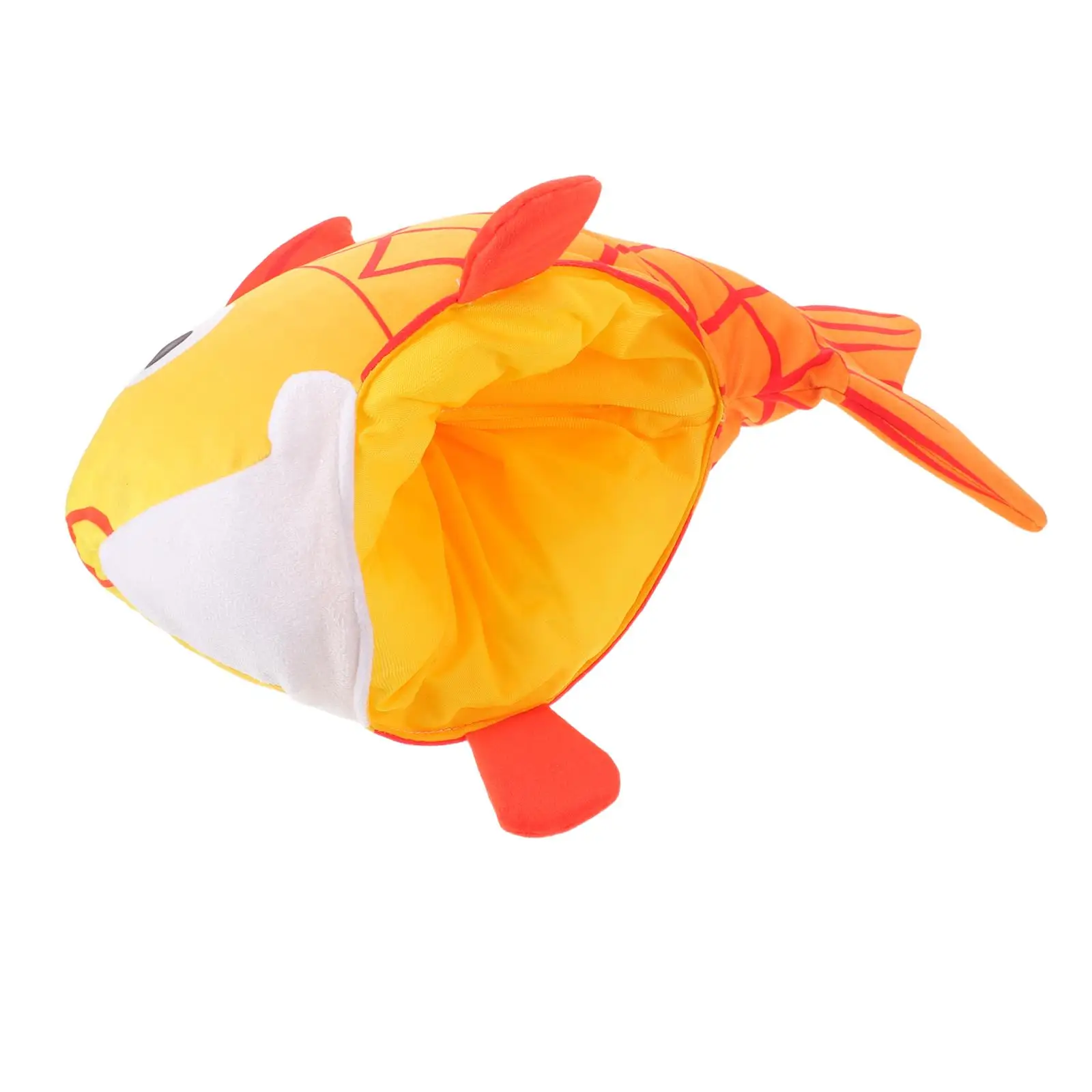 Koi Fish Headgear Stuffed Animal Hat for Adults Kids Birthday Costume Headwear Sea Animal Party Headband Novelty Hats for Photo