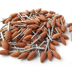 10/50 Pcs Abrasive Mounted Stone Grinding Wheel Head Mounted Grinding Point Stone Heads for Dremel Rotary Tool Grinding Stone