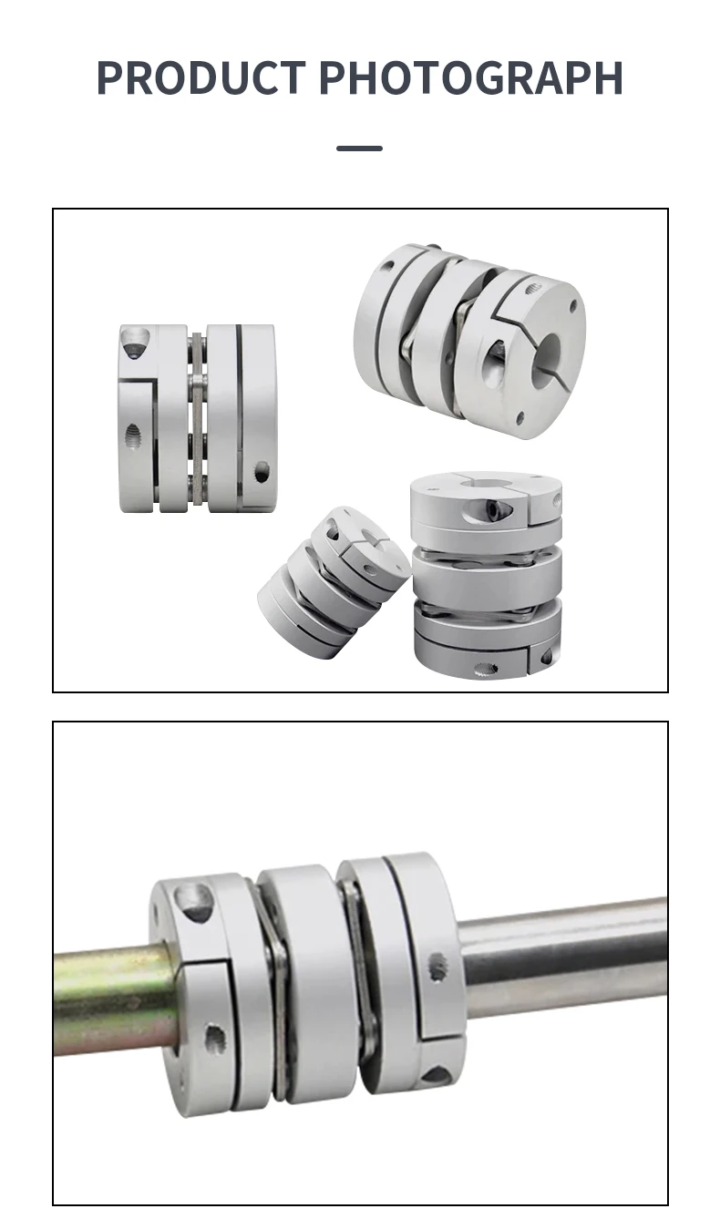 Kupplung aus Aluminiumlegierung, Einzelmembran, elastisch, hohes Drehmoment, Kupplung, Encoder, Motoranschluss, CNC-Übertragungsteil, DWQ-19x19 – Detail 8