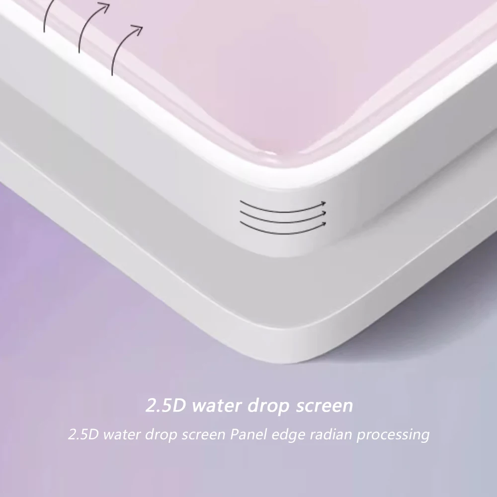 International Electrician Concealed Installation 86 Ultra-thin Tempered Glass Personalized Gradient Color Switch One Open