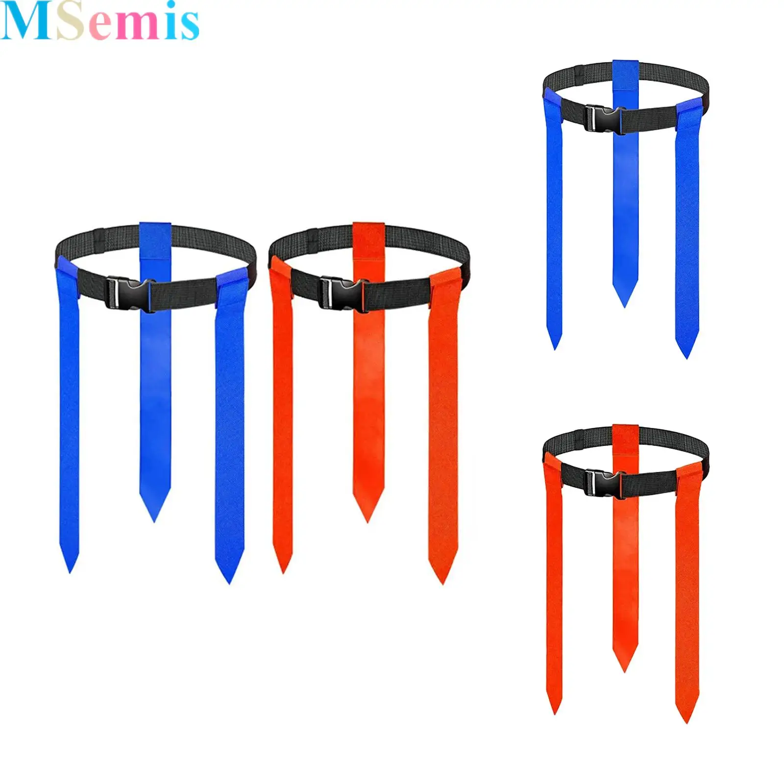 

1Pcs Flag Football Belts Adjustable Flag Football Set with 3Pcs Flags Suitable for Youth Adults And Kids Training Equipment
