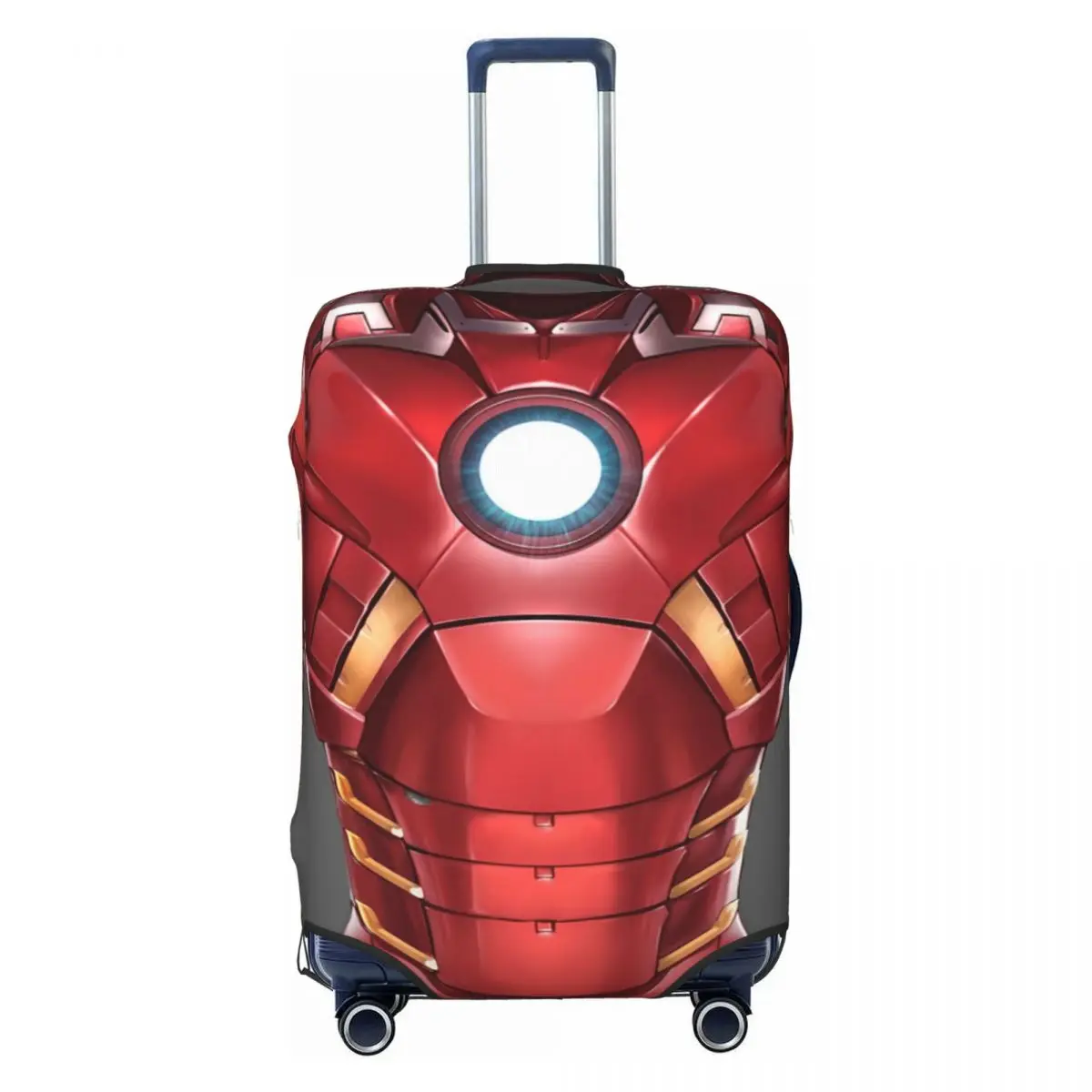 

Comic Iron Man Logo Suitcase Cover Anime Manga Practical Travel Protection Luggage Supplies Holiday