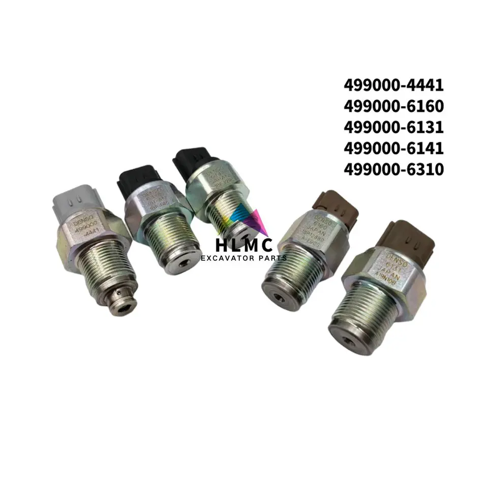 Excavator Parts DENSO Common Rail Pressure Sensor 499000-4441 6131