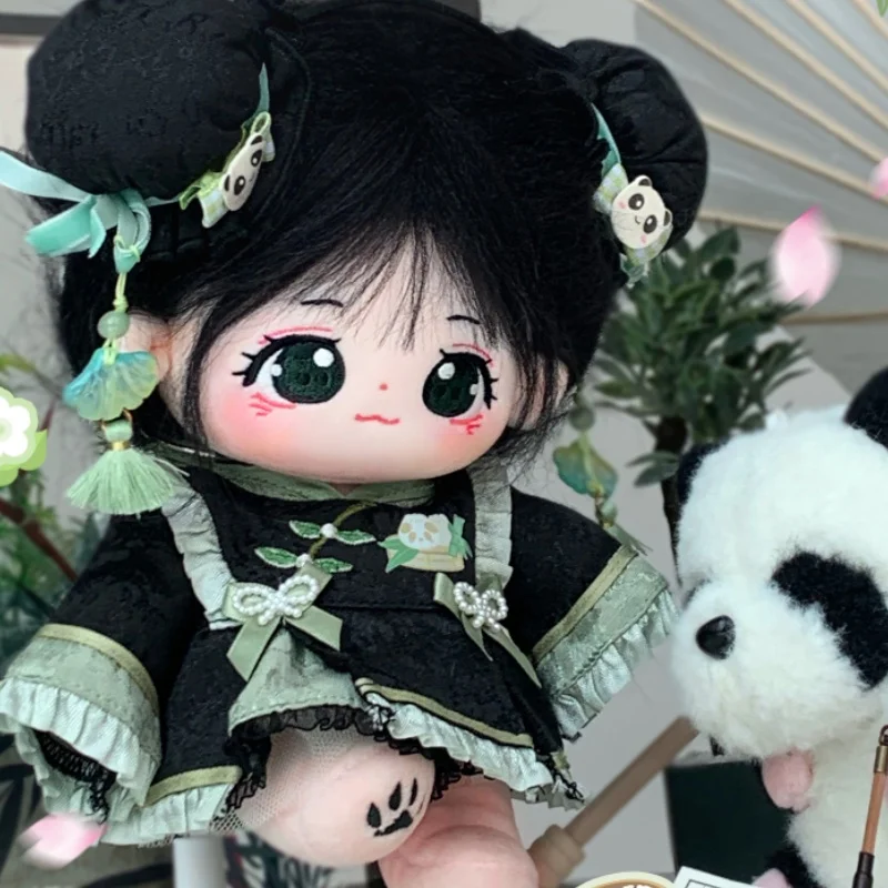 20cm genuine and authentic store, Zhuwan senior sister cotton doll set, girl doll clothing doll gifts