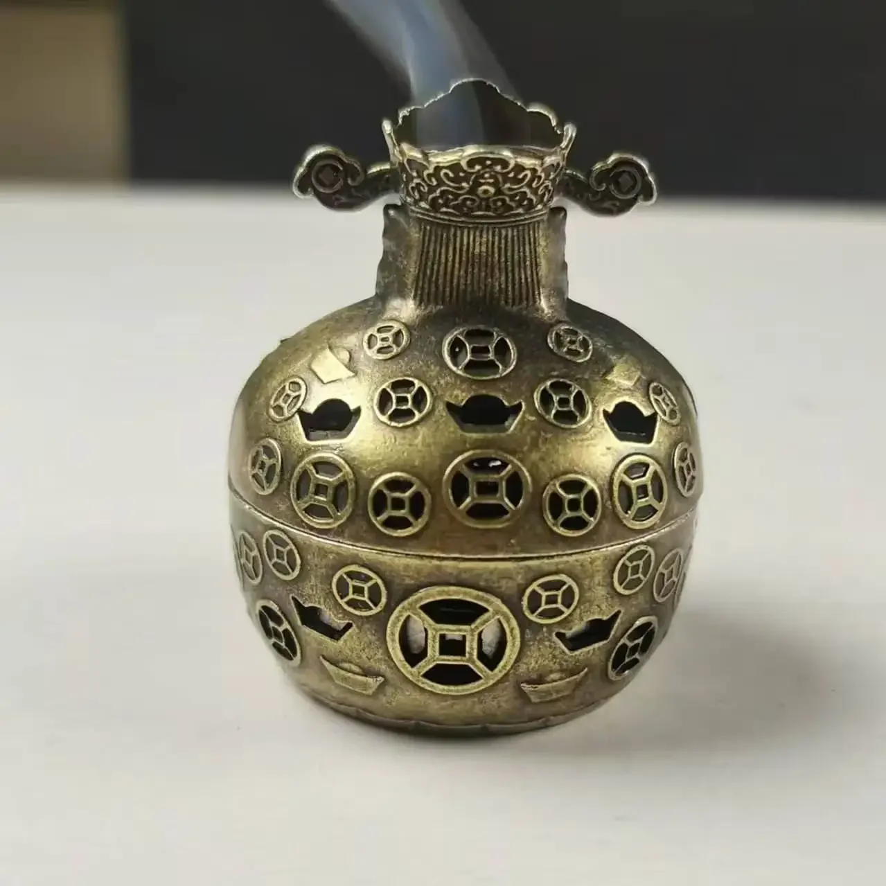 Alloy Incense Burner Holder God Of Wealth Fumigation Incense Burner Stove Home Furnishings Decoration