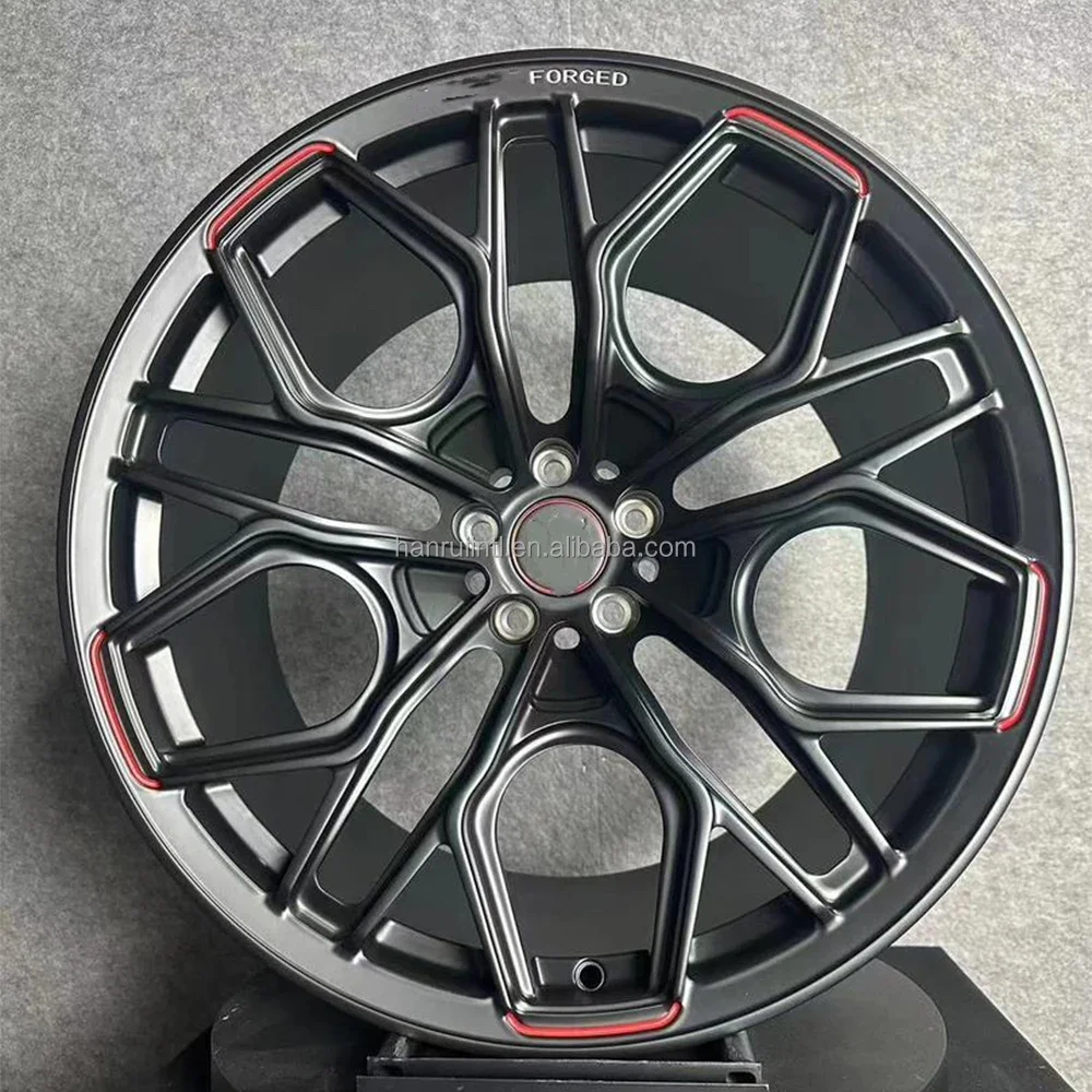 Red line alloy forged wheels 20 21 inch 5X112 5X120 sporting car rims for corvette audi