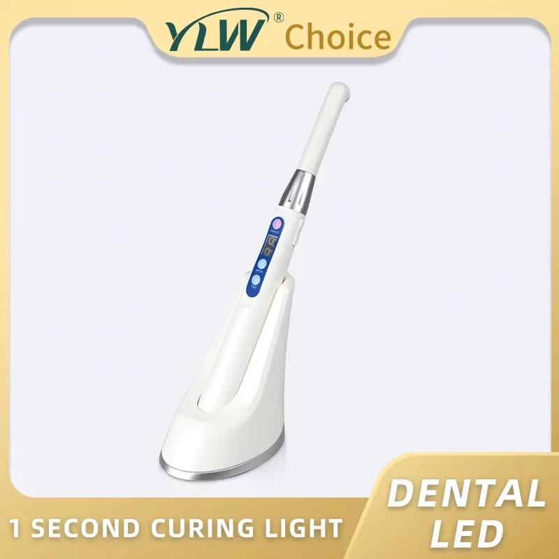 Lampe de polymérisation dentaire 1S LED lampe de traitement orthodontique sans fil blanc Composite sans fil dentiste Led lumière de polymérisation blanchir les dents Machine