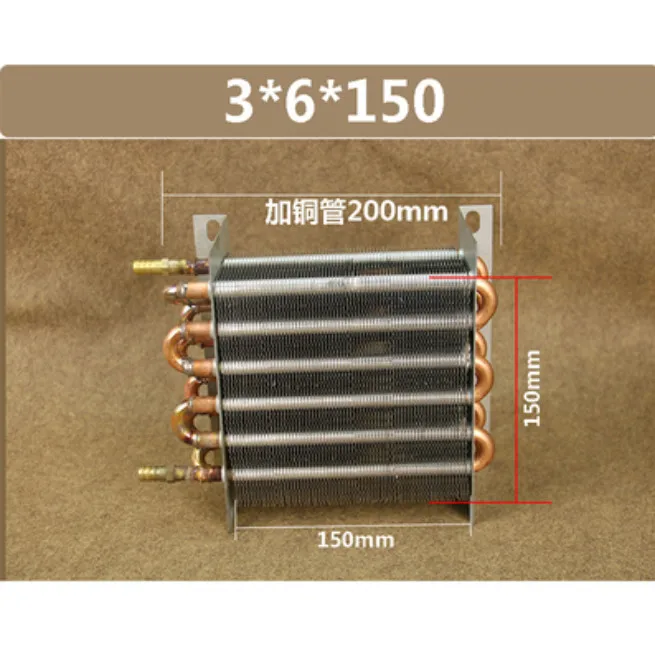 Imagem -03 - Radiador do Condensador do Refrigerador Tubo de Cobre Pequeno sem Shell Troca Térmica